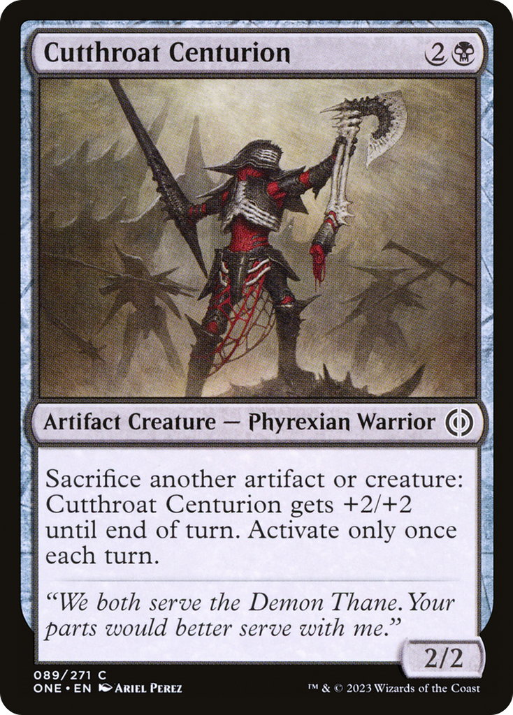 Cutthroat Centurion [phyrexia: All Will Be One]