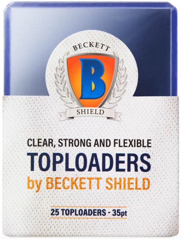 Beckett 3" X 4" Clear Regular Toploader 25ct