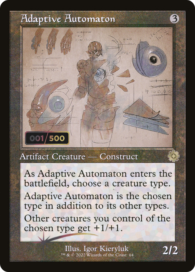 Adaptive Automaton (Retro Schematic) (Serialized) [The Brothers' War Retro Artifacts]