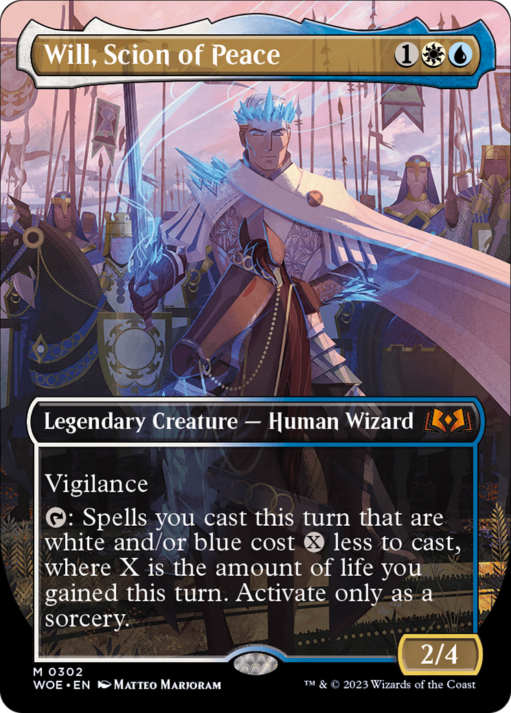 Will, Scion of Peace (WOE-302) - Wilds of Eldraine (Borderless) Foil