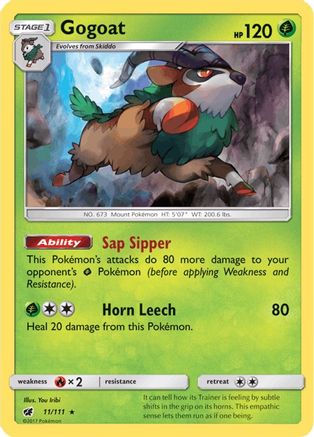 Gogoat (11/111) [Sun & Moon: Crimson Invasion]