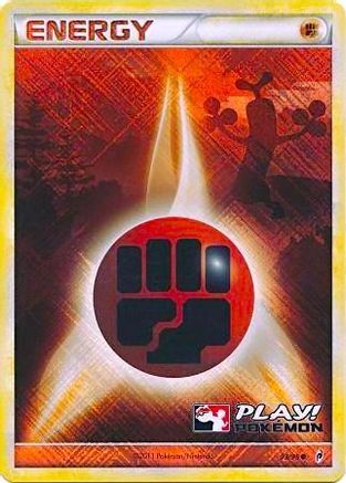 Fighting Energy (93/95) (Play Pokemon Promo) [HeartGold & SoulSilver: Call of Legends]