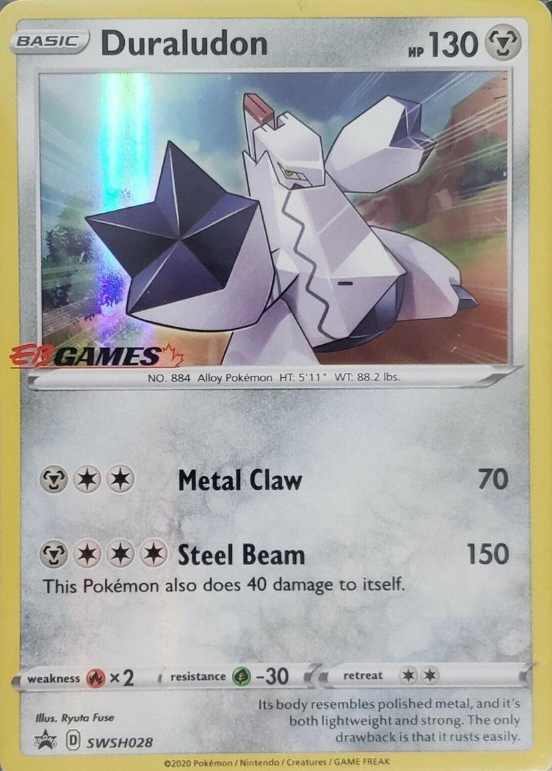 Duraludon (EB Games Exclusive) (SWSH028/null) - Miscellaneous Cards & Products Holofoil