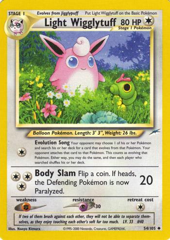 Light Wigglytuff (54/105) [Neo Destiny Unlimited]