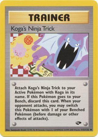Koga's Ninja Trick (115/132) [Gym Challenge Unlimited]