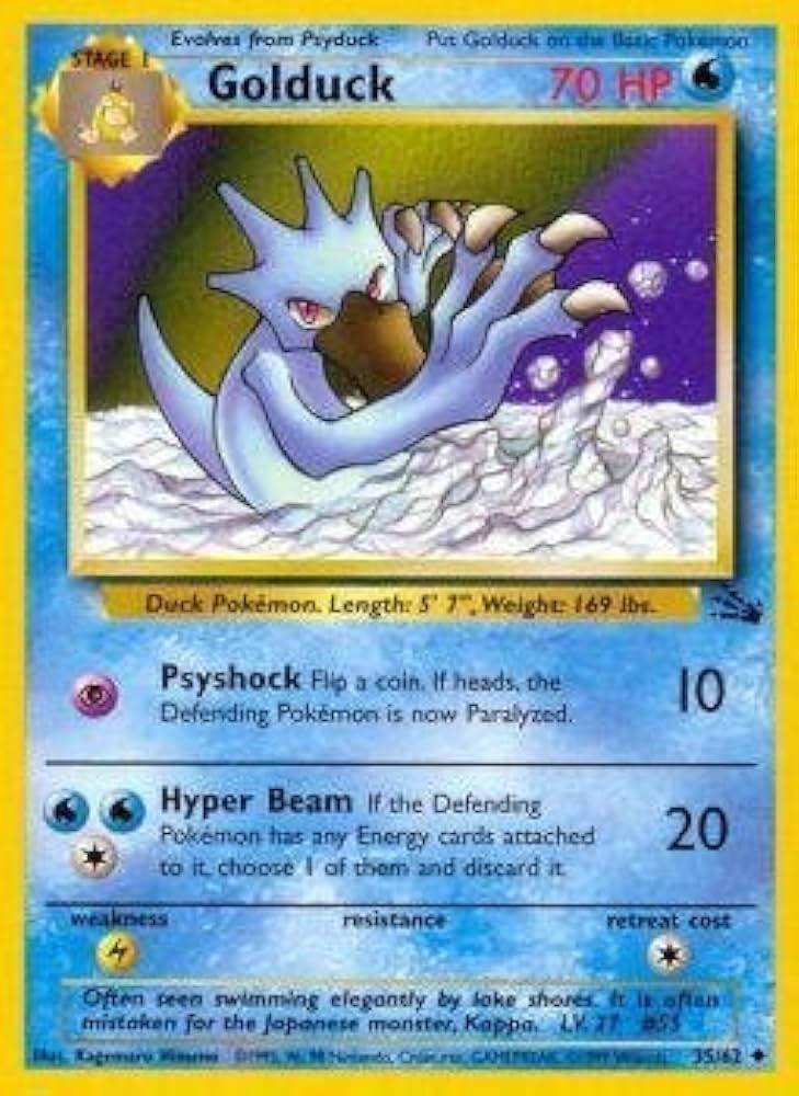 Golduck (35/62) [Fossil Unlimited]