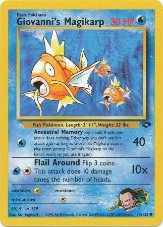 Giovanni's Magikarp (73/132) [Gym Challenge Unlimited]