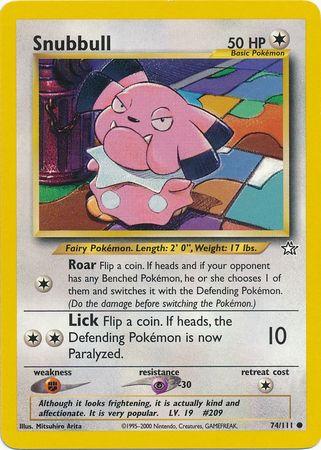 Snubbull (74/111) [Neo Genesis Unlimited]