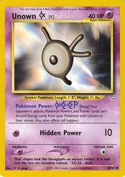 Unown [K] (58/64) [Neo Revelation Unlimited]