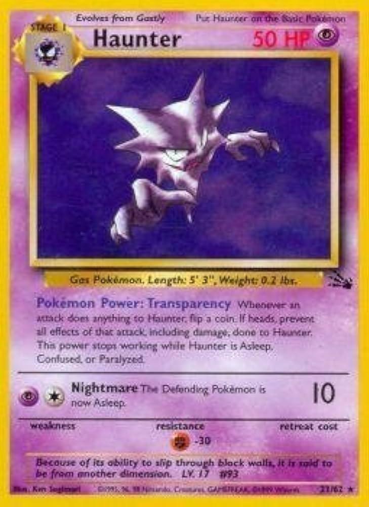 Haunter (21/62) [Fossil Unlimited]