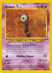 Unown [L] (86/105) [Neo Destiny Unlimited]