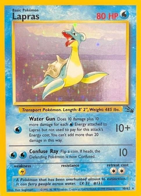 Lapras (10/62) [Fossil Unlimited]