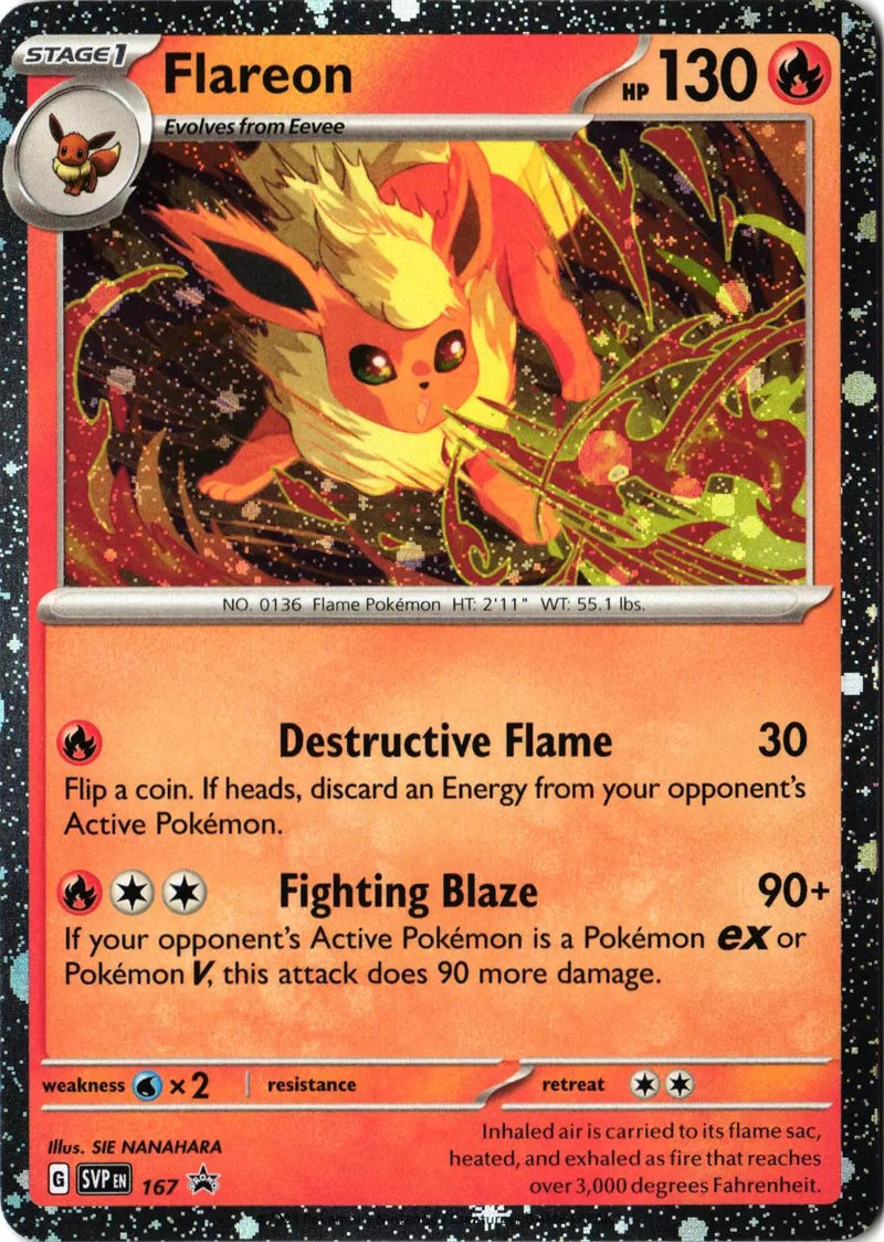 Flareon (SVP167) [Scarlet & Violet: Black Star Promos]