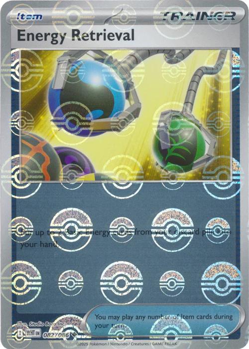 Energy Retrieval (082/086) (Poke Ball Pattern) [Scarlet & Violet: White Flare]