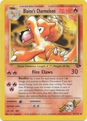 Blaine's Charmeleon (31/132) [Gym Challenge Unlimited]