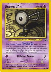 Unown [F] (48/75) [Neo Discovery Unlimited]