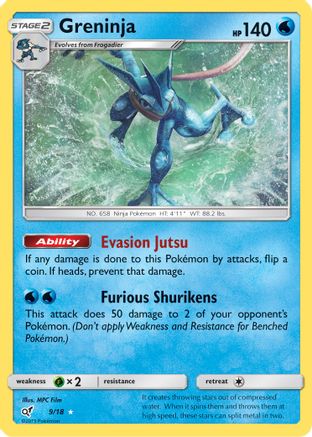Greninja (9/18) [Sun & Moon: Detective Pikachu]