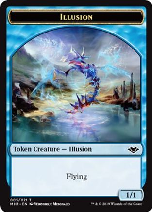 Illusion (005) // Squirrel (015) Double-Sided Token [Modern Horizons Tokens]