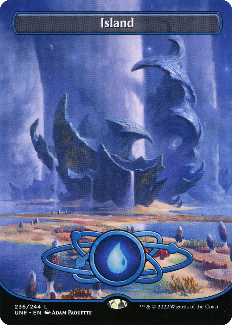 Island (236) (Planetary Space-ic Land) [Unfinity]