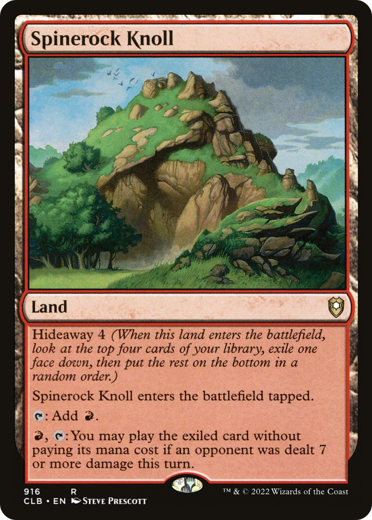 Spinerock Knoll [Commander Legends: Battle for Baldur's Gate]