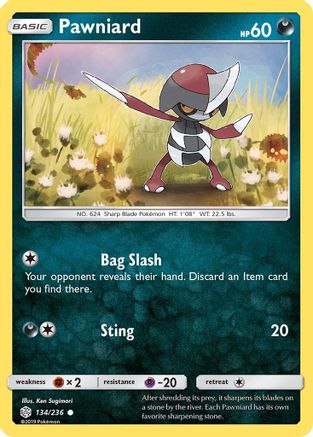 Pawniard (134/236) [Sun & Moon: Cosmic Eclipse]