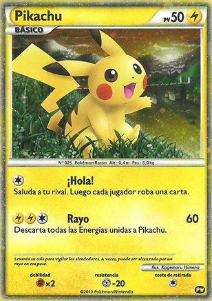 Pikachu (Spanish) (0PW/null) - Pikachu World Collection Promos Holofoil