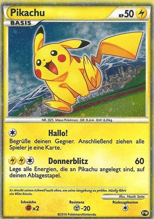 Pikachu (German) (0PW/null) - Pikachu World Collection Promos Holofoil