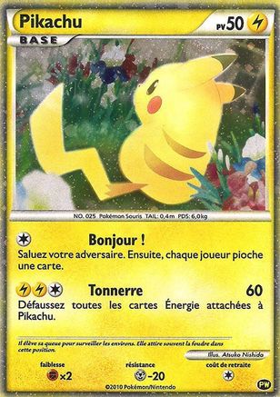 Pikachu (French) (0PW/null) - Pikachu World Collection Promos Holofoil