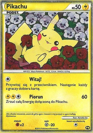 Pikachu (Polish) (0PW/null) - Pikachu World Collection Promos Holofoil