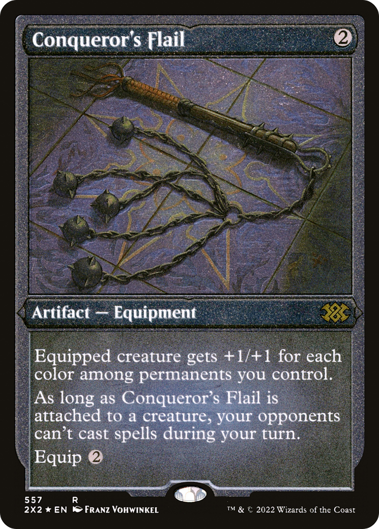 Conqueror's Flail (Foil Etched) [Double Masters 2022]