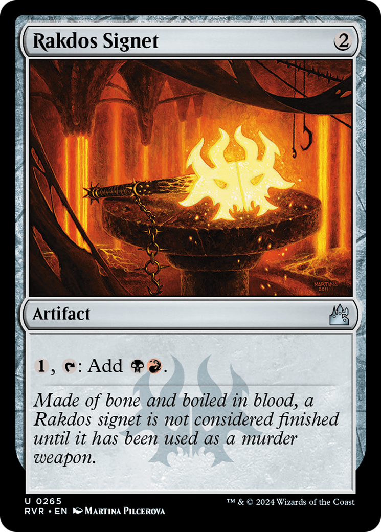 Rakdos Signet (RVR-265) - Ravnica Remastered