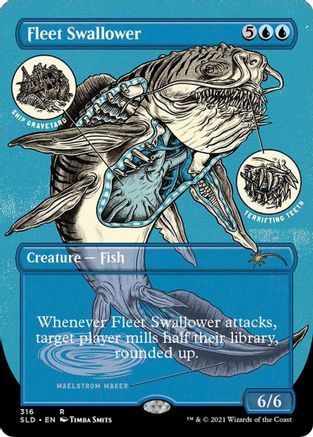 Fleet Swallower (Borderless Foil Etched) [Secret Lair Drop Series]
