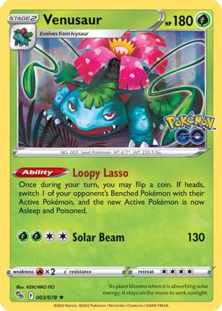 Venusaur (003/078) [PokÃƒÂ©mon GO]