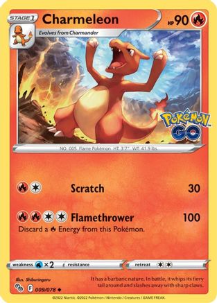 Charmeleon (009/078) [PokÃƒÂ©mon GO]