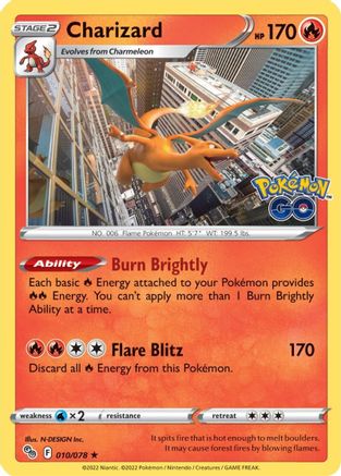 Charizard (010/078) [PokÃƒÂ©mon GO]