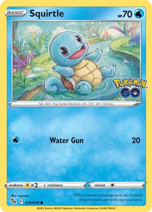 Squirtle (015/078) [PokÃƒÂ©mon GO]