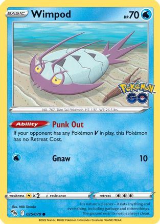 Wimpod (025/078) [PokÃƒÂ©mon GO]