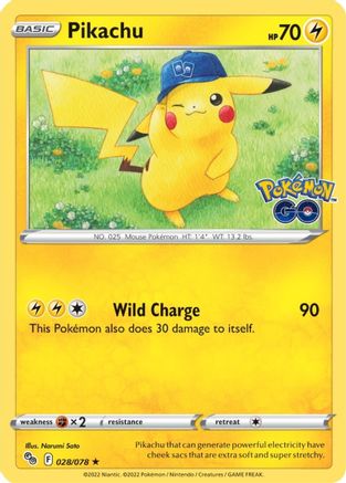 Pikachu (028/078) [PokÃƒÂ©mon GO]