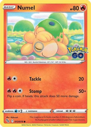 Numel (013/078) [PokÃƒÂ©mon GO]