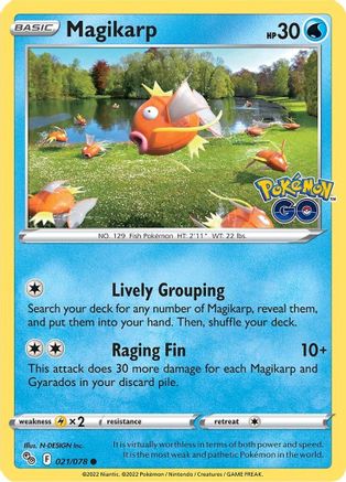 Magikarp (021/078) [PokÃƒÂ©mon GO]
