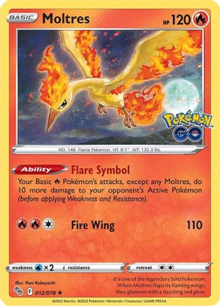 Moltres (012/078) [PokÃƒÂ©mon GO]
