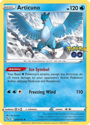 Articuno (024/078) [PokÃƒÂ©mon GO]