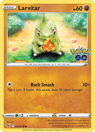 Larvitar (037/078) [PokÃƒÂ©mon GO]