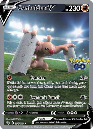 Conkeldurr V (074/078) [PokÃƒÂ©mon GO]