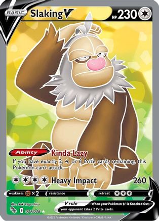 Slaking V (077/078) [PokÃƒÂ©mon GO]