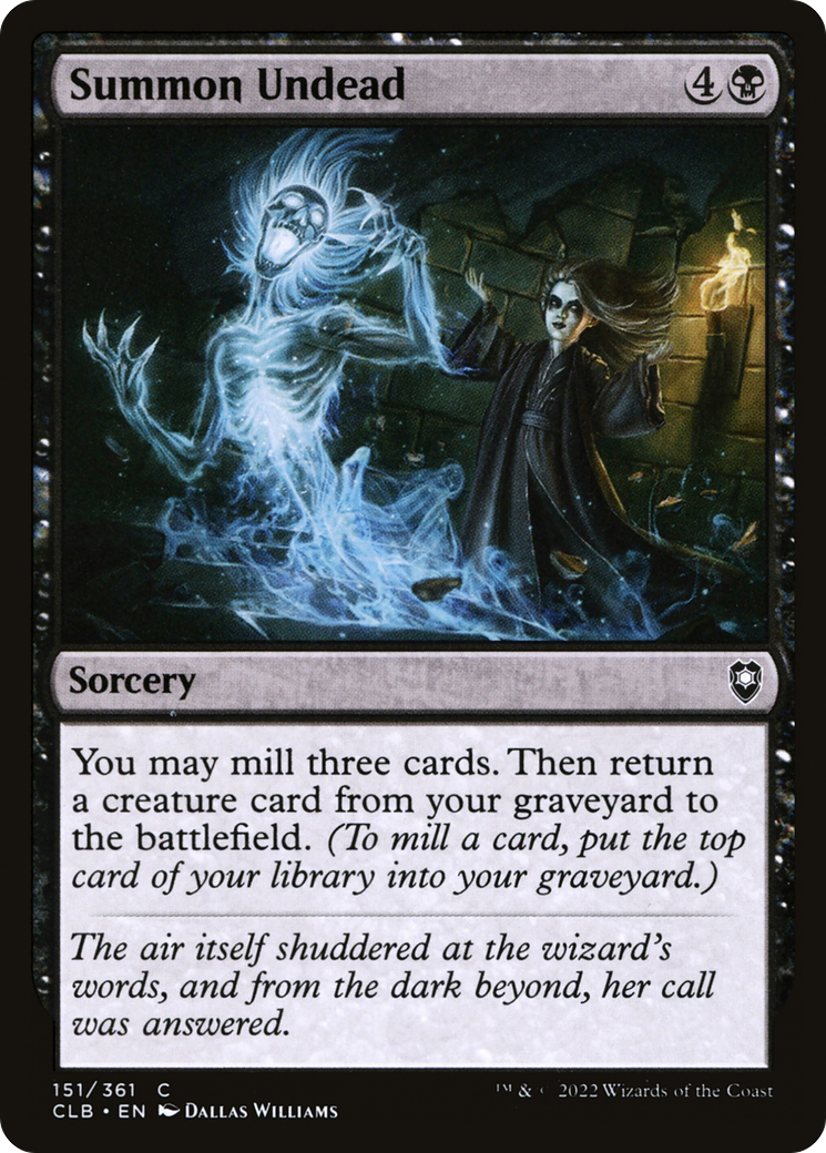 Summon Undead [Commander Legends: Battle for Baldur's Gate]