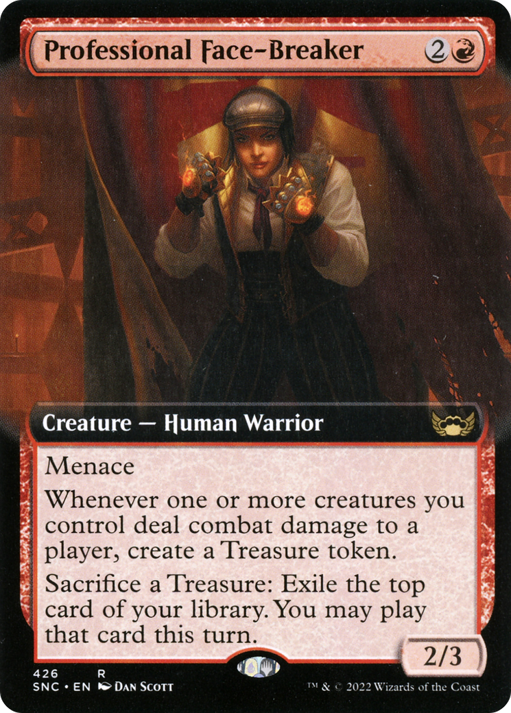 Professional Face-Breaker (Extended Art) [Streets of New Capenna]