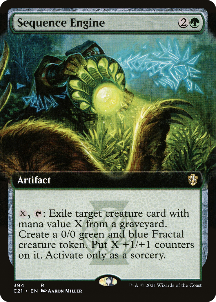Sequence Engine (Extended Art) [Commander 2021]