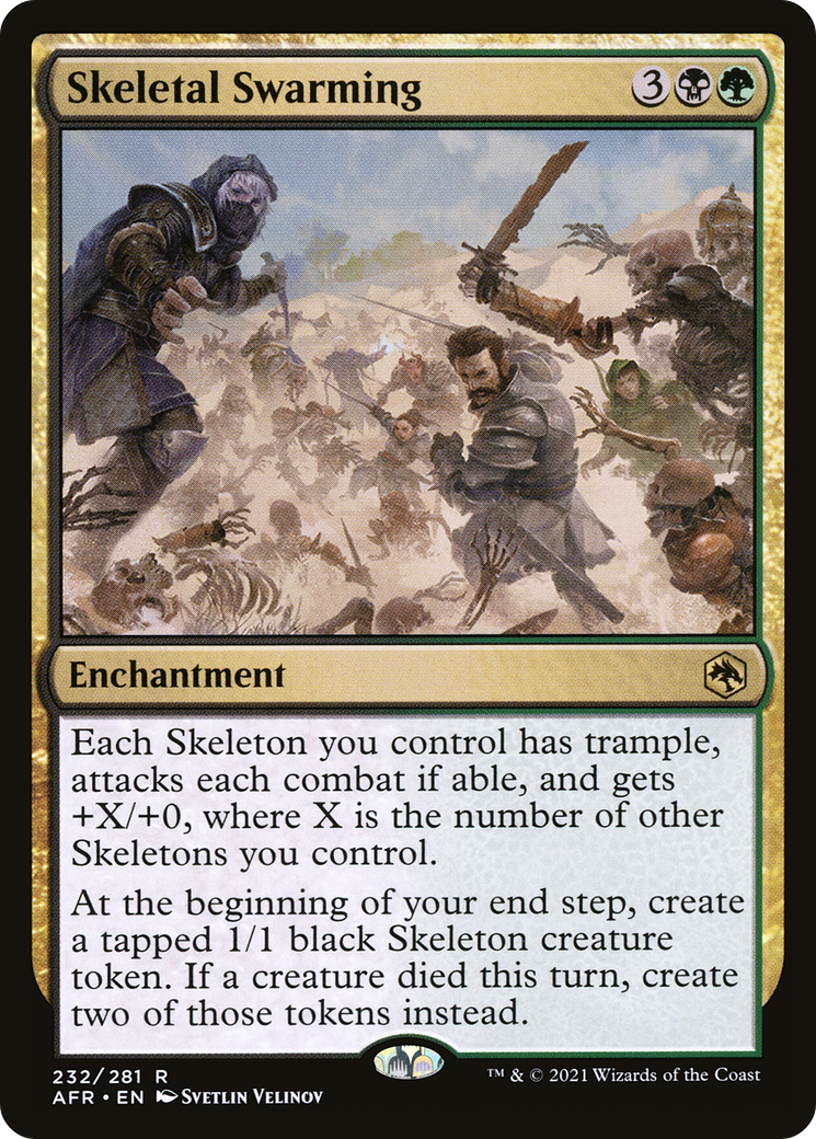 Skeletal Swarming [Dungeons & Dragons: Adventures in the Forgotten Realms]