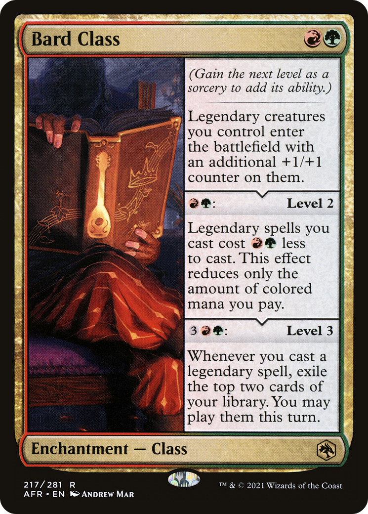 Bard Class [Dungeons & Dragons: Adventures in the Forgotten Realms]